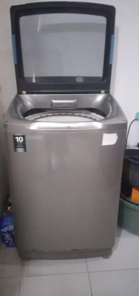 Dijual cepat mesin cuci 1 tabung aquos 12kg