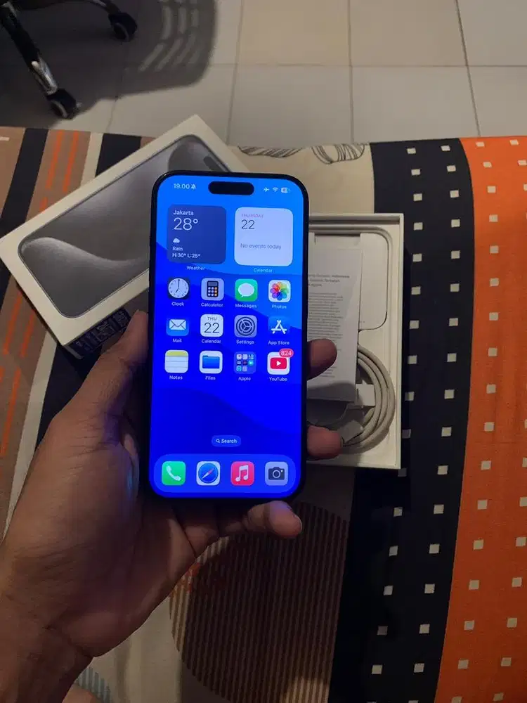 iPhone 15 Pro 128gb Fullset iBox Pribadi