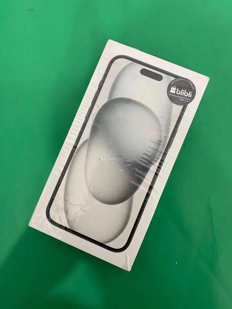 Iphone 15 plus 128gb black new resmi