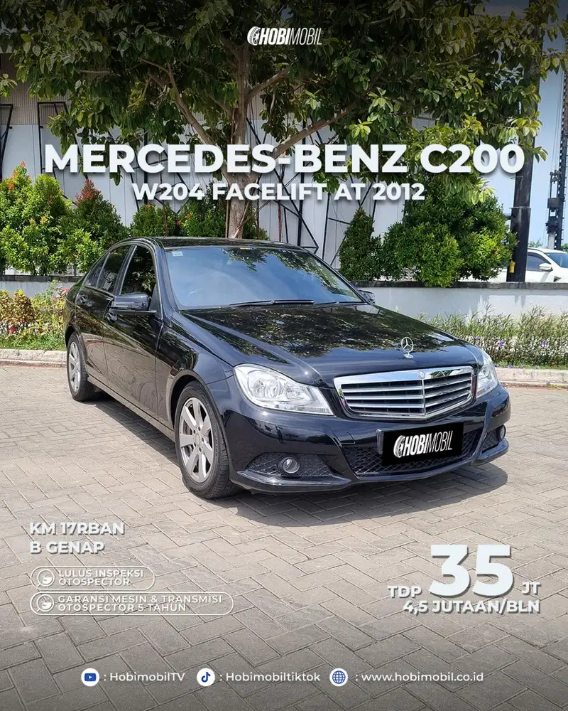 Mercy c200 at facelift w204 2012 km 17rb