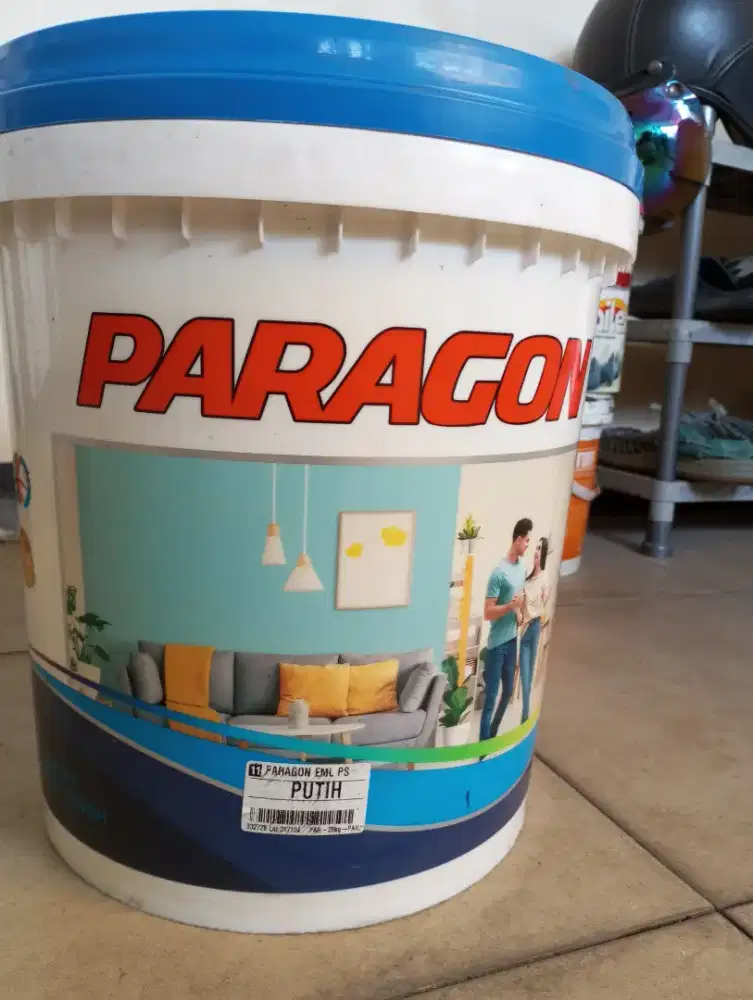 Cat paragon putih 20kg cuma ada satu. tidak jadi pakai harga nett