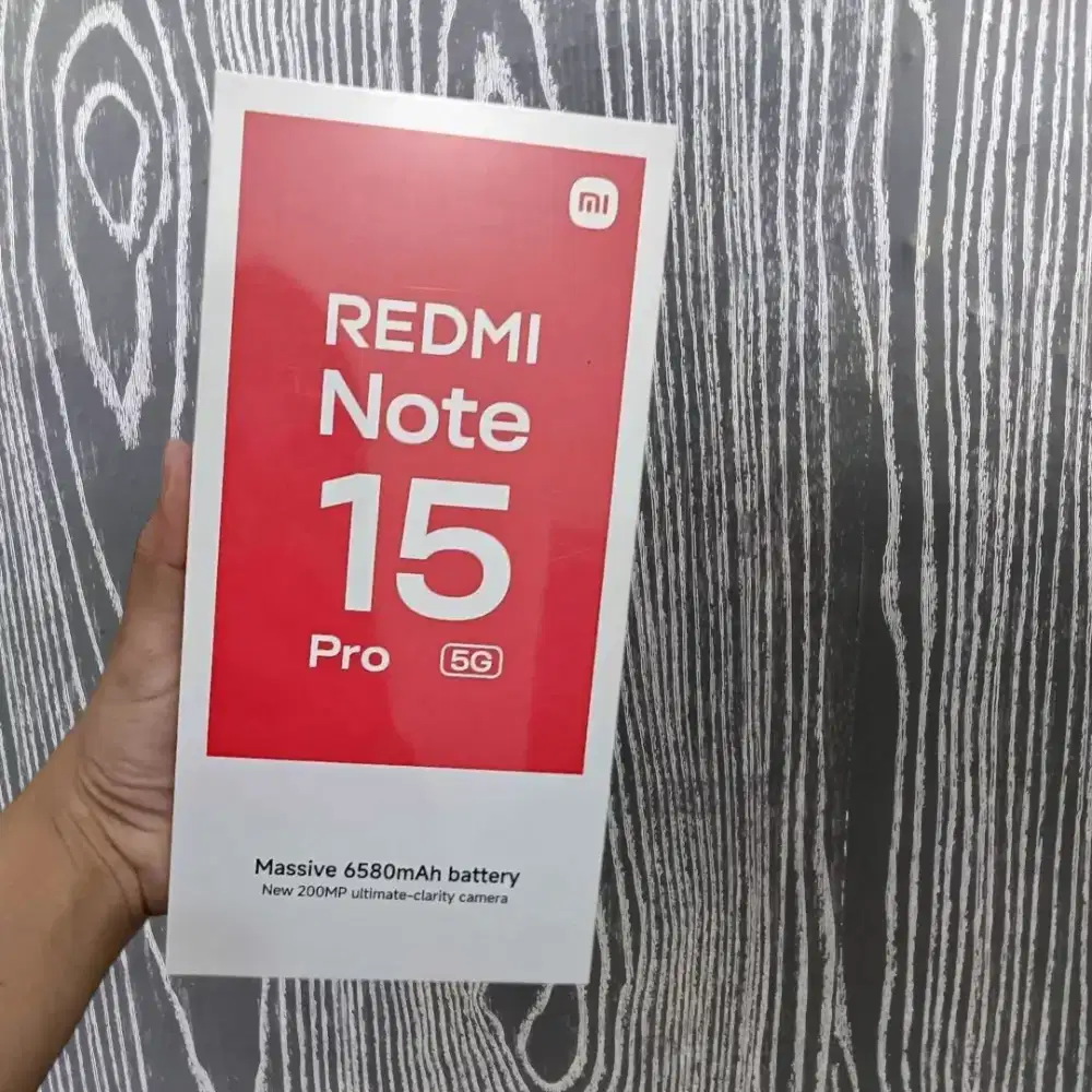 XIAOMI REDMI NOTE 15 PRO 5G 8GB/256GB BARU SEGEL BOX GARANSI RESMI