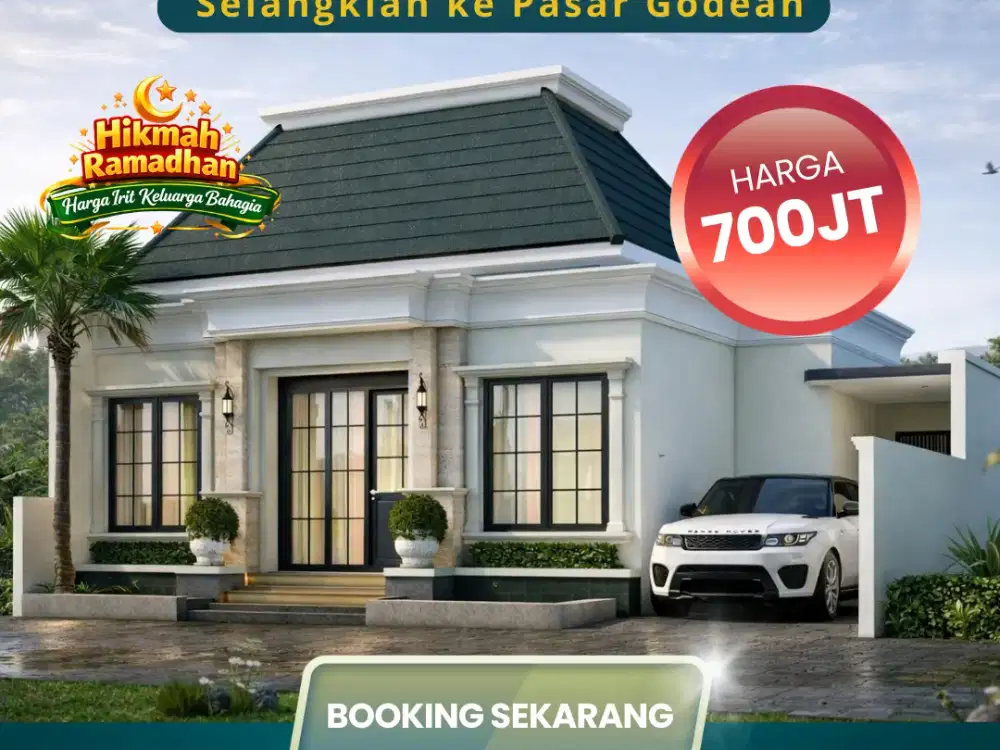 Rumah Mewah Godean American Classic | SHM Ready | Dekat Pusat Kota Jogja
