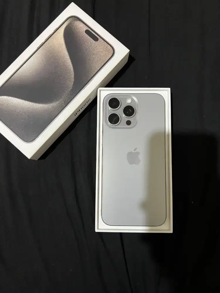 iphone 15 pro max 256gb ex garansi resmi ibox