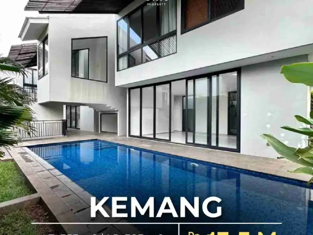 MODERN RESORT TOWNHOUSE
PRIVATE POOL, One Gate System
Security 24 hours di KEMANG JAKARTA SELATAN