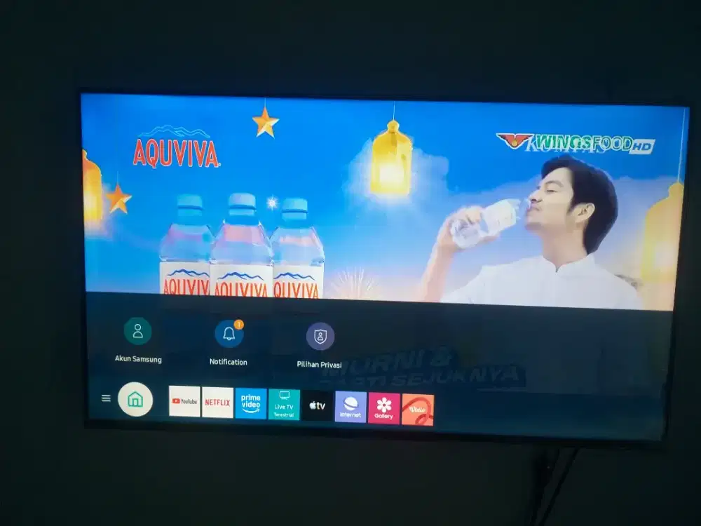 Smart tv samsung 50 inch 4k UHD bezelles digital