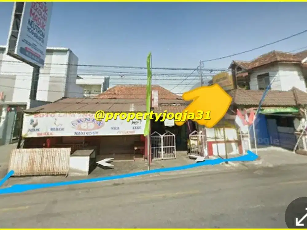 Ruang Usaha dan Rumah di Pakuncen Jogja Kota Harga Tanah