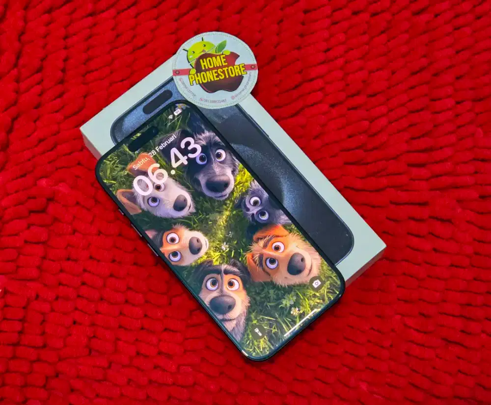 IPhone 15 Pro 128Gb iBox Indo Resmi Blue Berkualitas