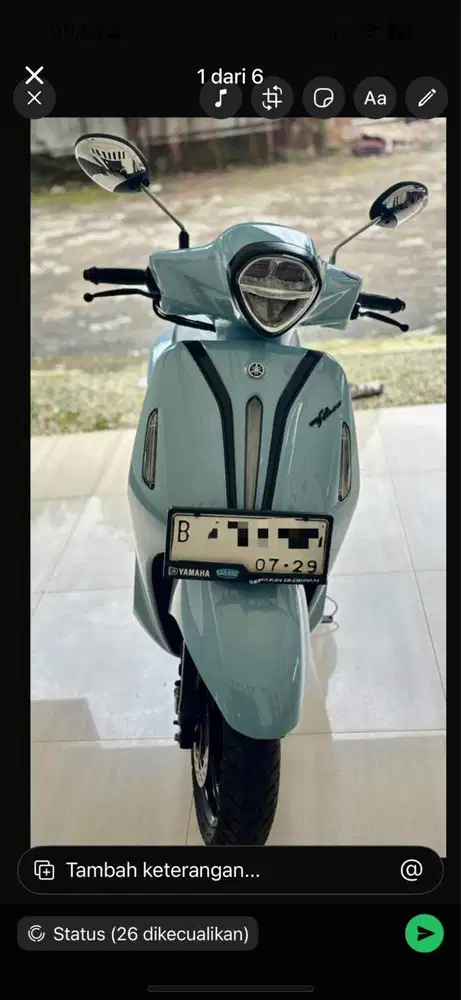 Forsale filano biru tahun 2024 low km