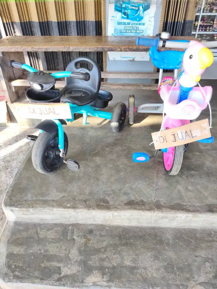 Dijual Sepeda Roda 3 untuk anak perempuan dan laki