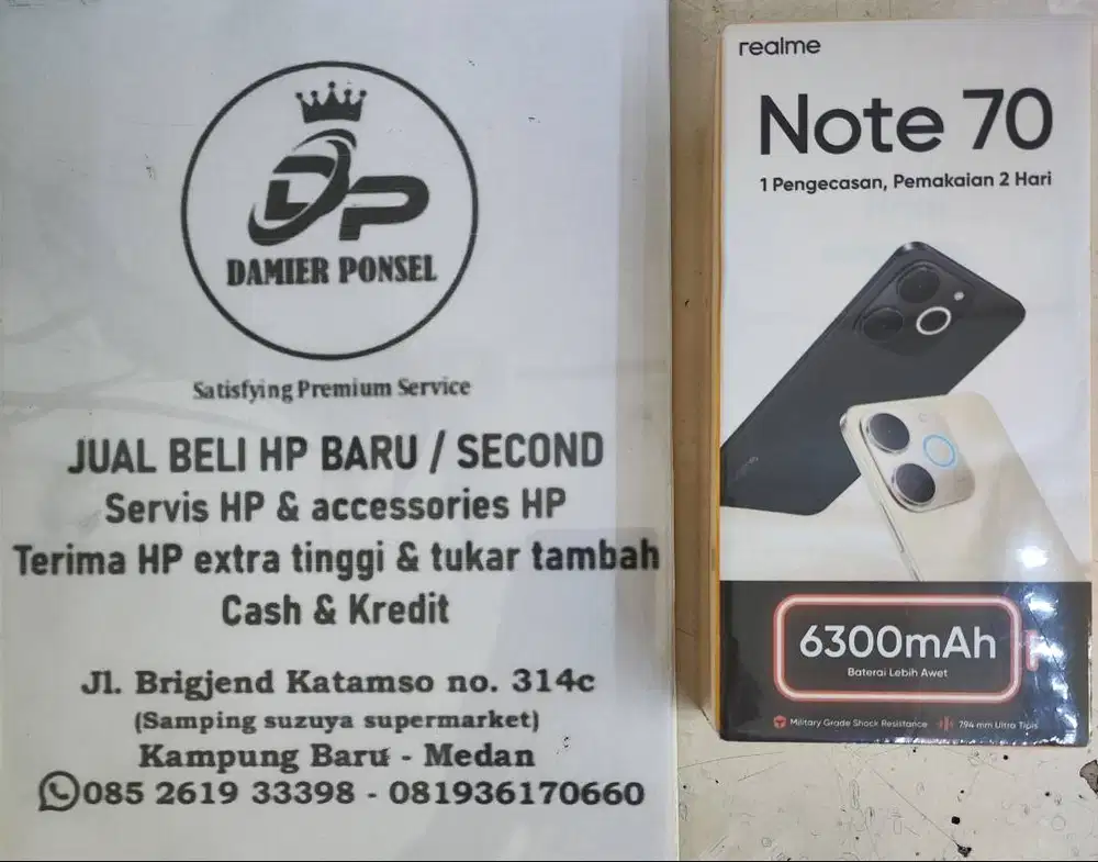 ( TERMURAH ) REALME NOTE 70 (4/64) PROMO NEW