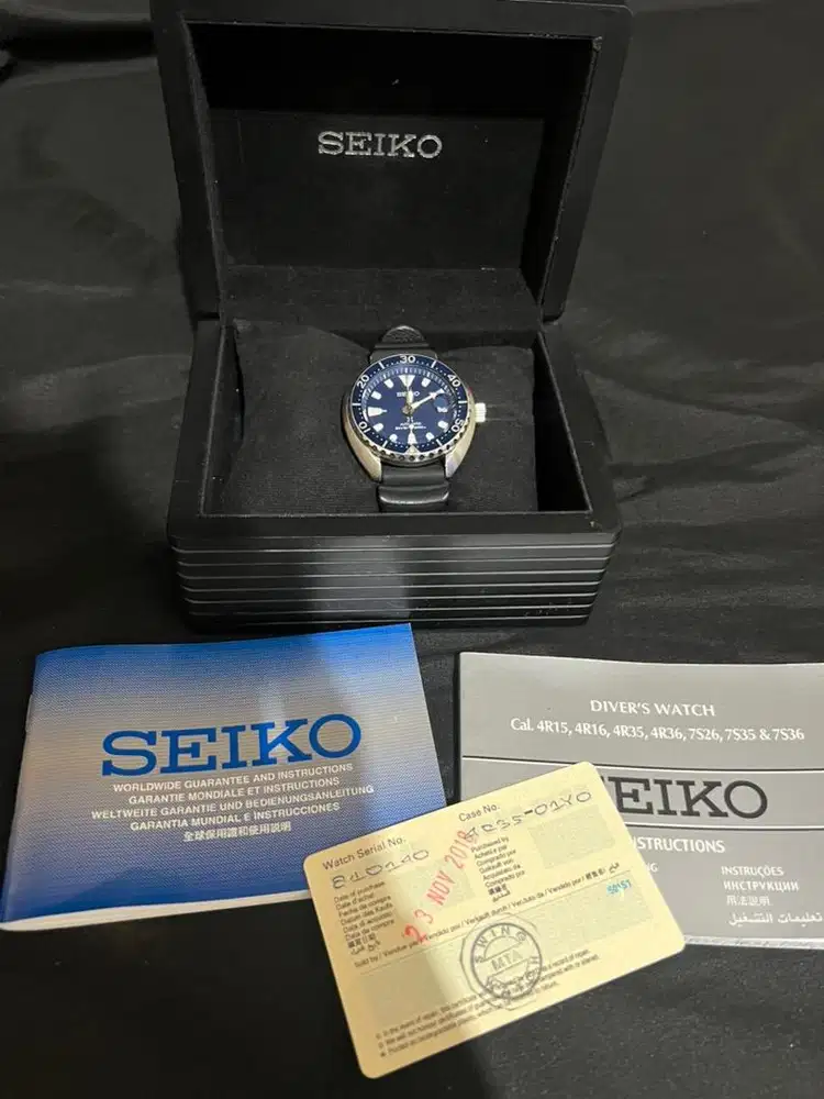 jam tangan seiko mini turtle