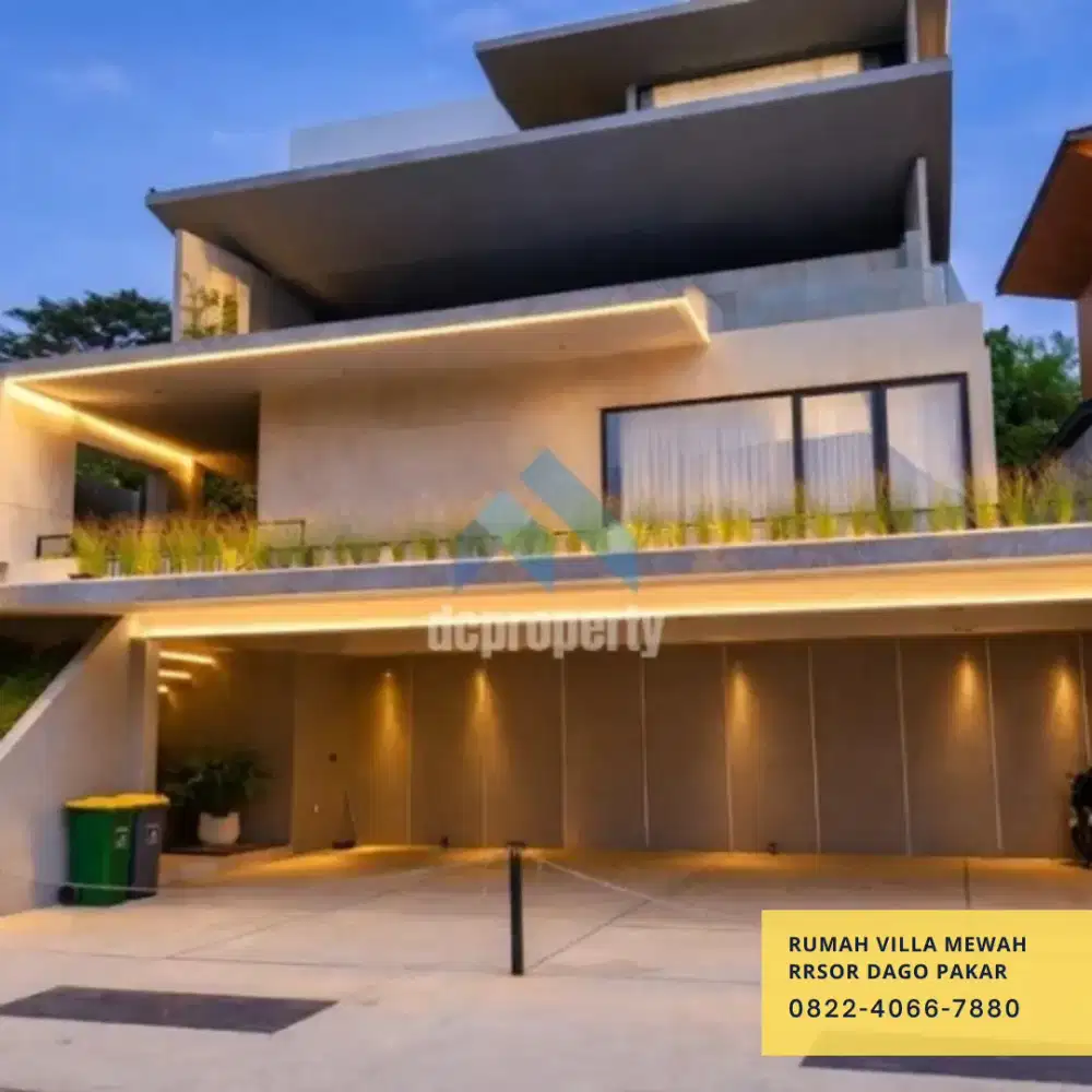 Rumah villa resor Dago pakar Bandung Utara