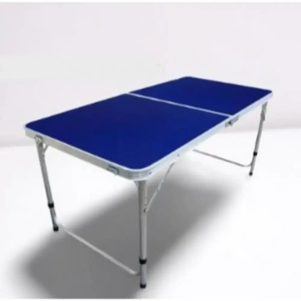 Meja lipat koper + 2 kursi lipat