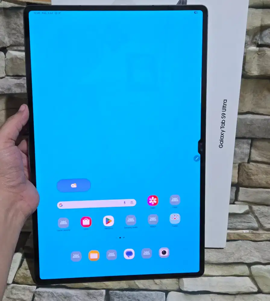 Samsung Galaxy Tab S9 Ultra Wifi 12/256 Graphite Fulset segel mulus