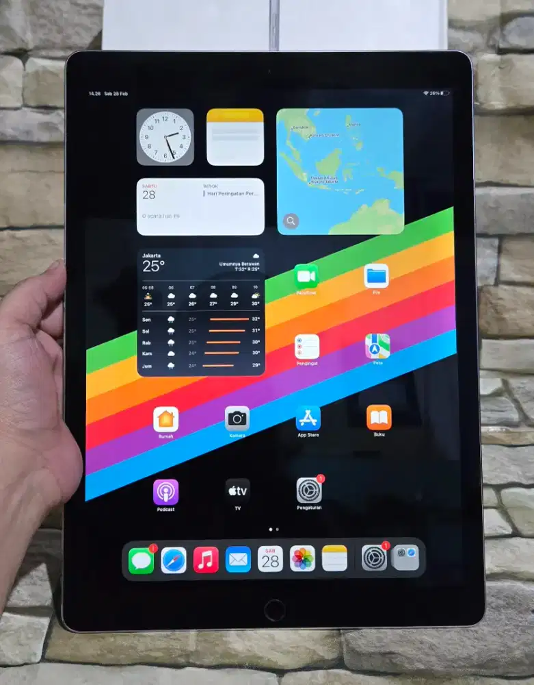 Ipad Pro Gen 1 12.9 inch Wifi 32Gb Fulset segel mulus 95%