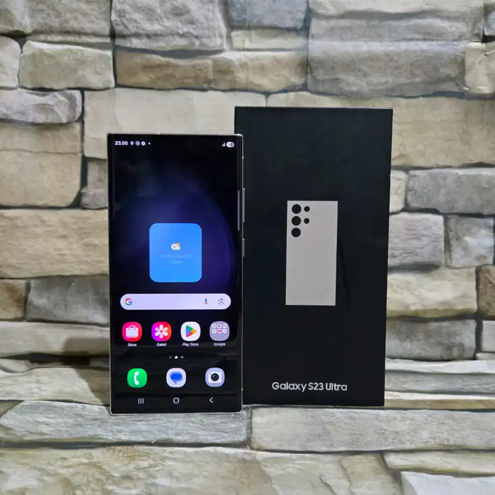 Samsung Galaxy S23 Ultra 5G 12/512 Cream Fulset segel mulus 98%