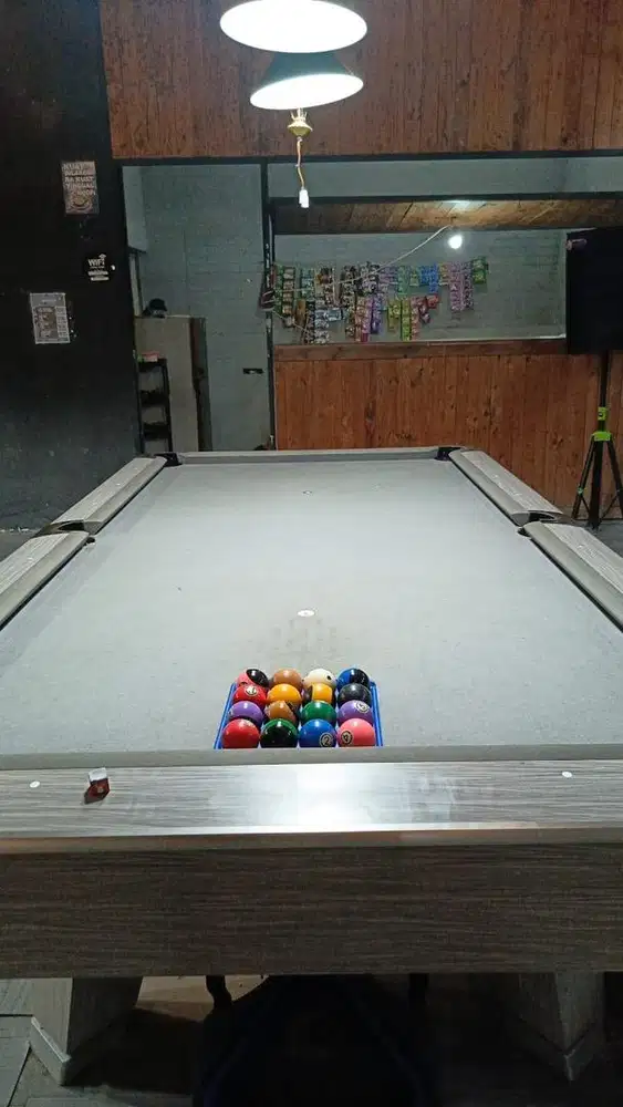 Meja billyard full set