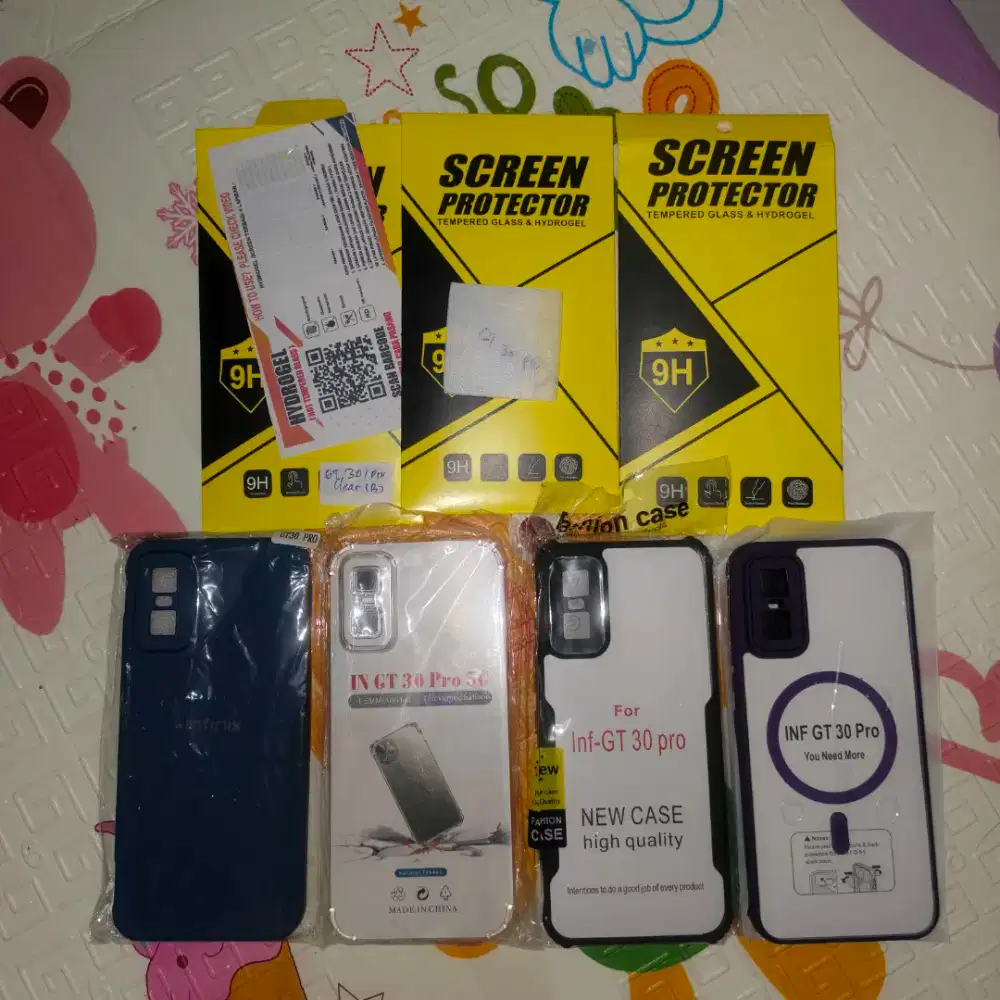 case infinix gt 30 pro skin garskin TG tempered glass magnetic gt 30