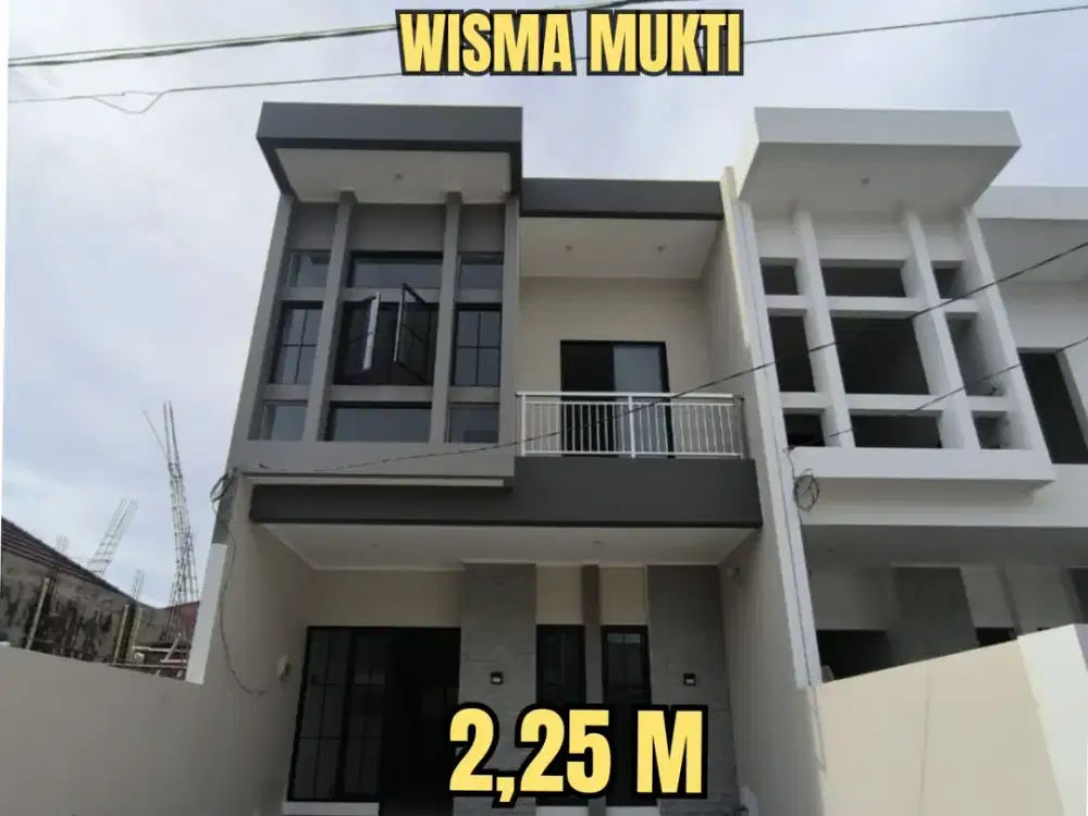 ‼️BARU GRESS 2 UNIT‼️ RUMAH WISMA MUKTI KLAMPIS ANOM SURABAYA TIMUR. DEKAT MERR, SEMOLOWARU,KERTAJAYA, MANYAR, ITS, GALAXY MALL, DHARMAHUSADA, Dll