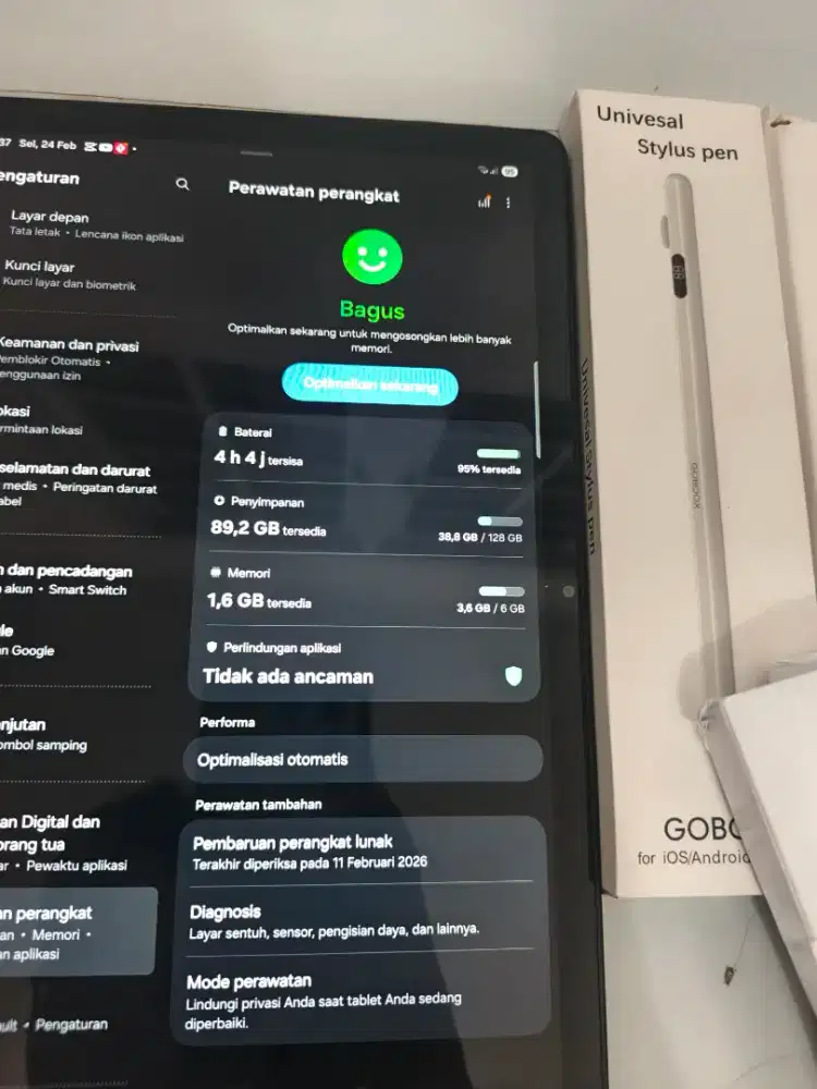 samsung tab a115g ram, 6/128