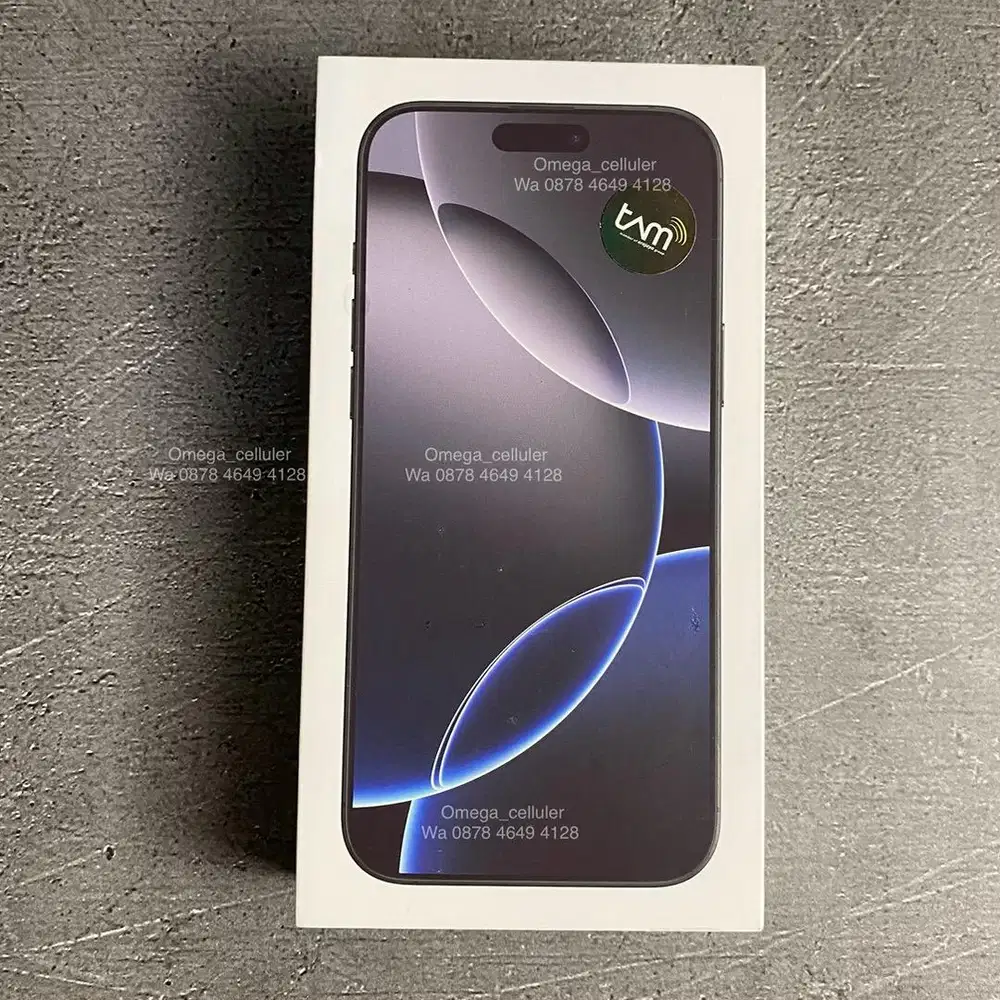 Iphone 16 promax 256gb black ibox new segel