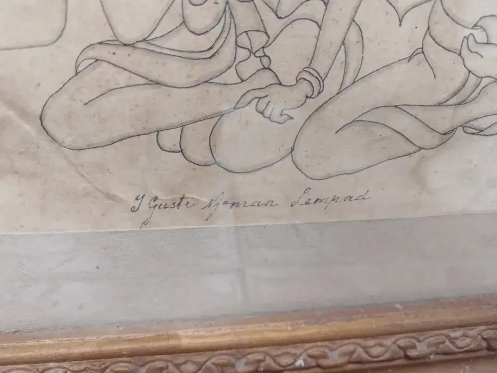 Sketsa lukisan Nyoman Lempad