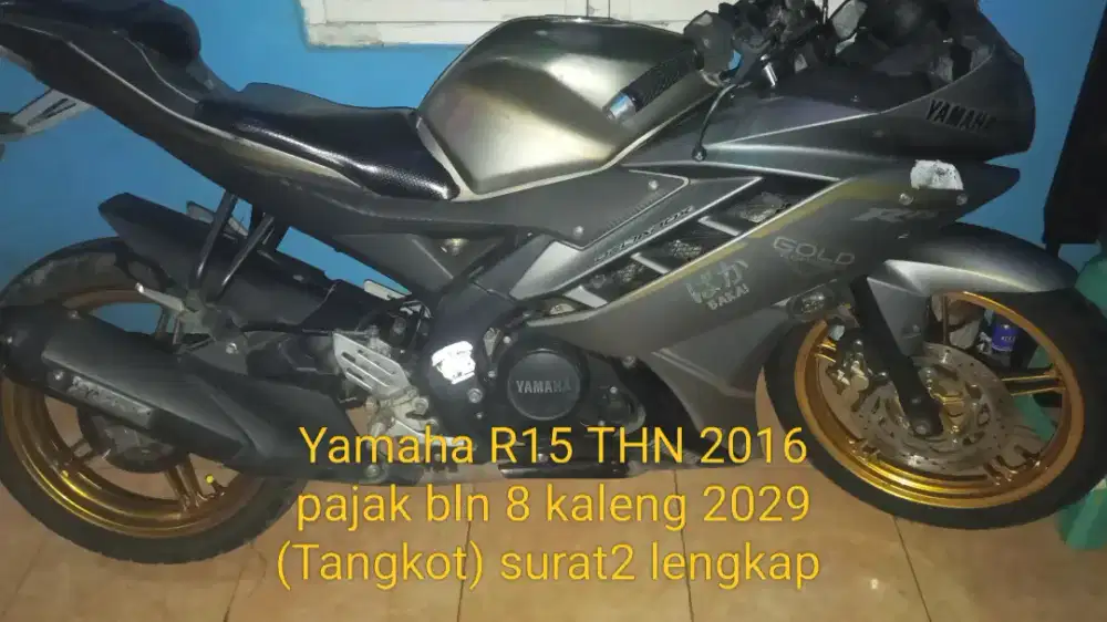 Di jual Yamaha R15 pajak bln/kaleng 2029 tinggal pakai buat lebaran ni
