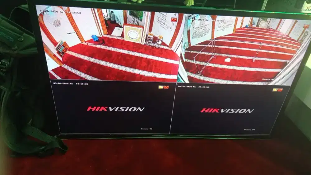 Hikvision paket 2jtan 2 camera 2mp free bagus puas