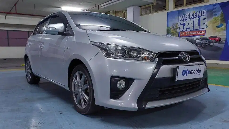 TDP 7,JT, Toyota Yaris 1.5 G Bensin-AT Silver 2014