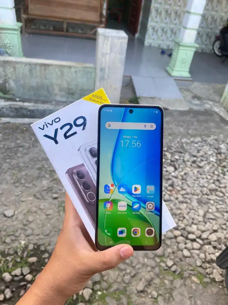 VIVO Y29 LENGKAP 6+6/128 GARANSI ON