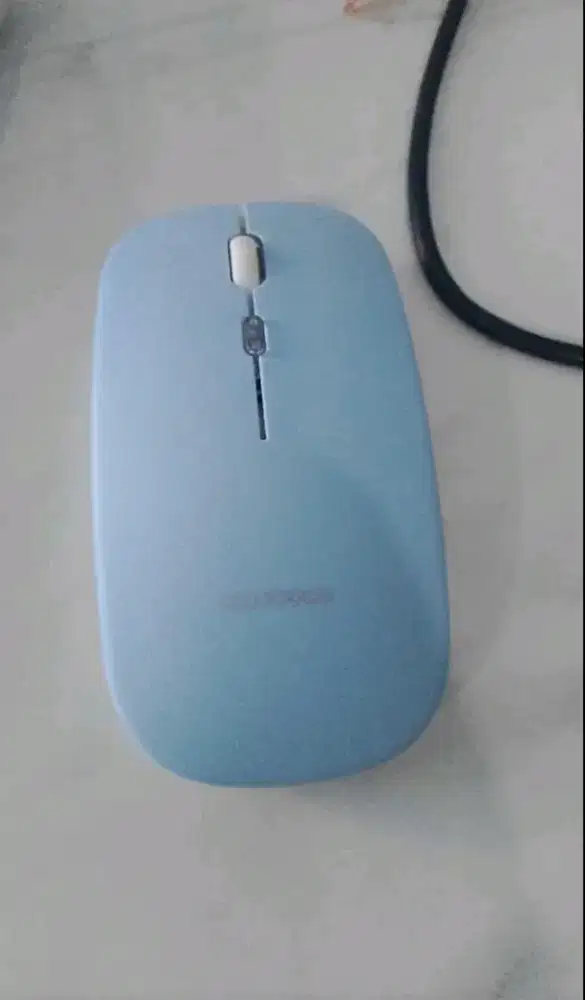 Mouse Nirkabel GOOJODOQ Lampu LED