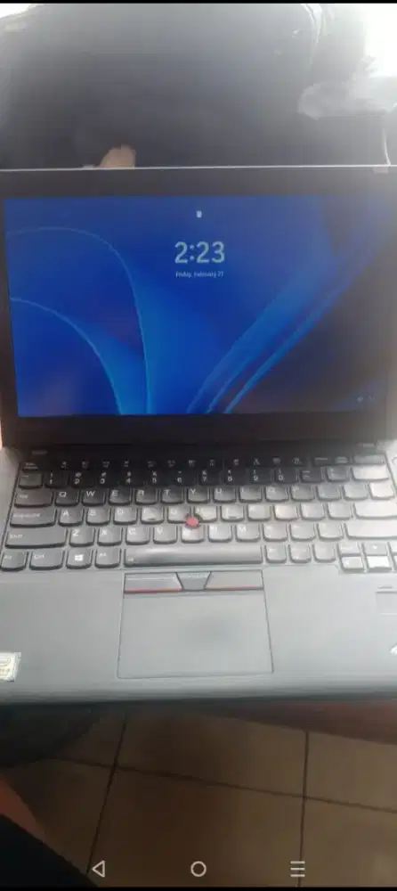 laptop Thinkpad pinger print, x270 core i5