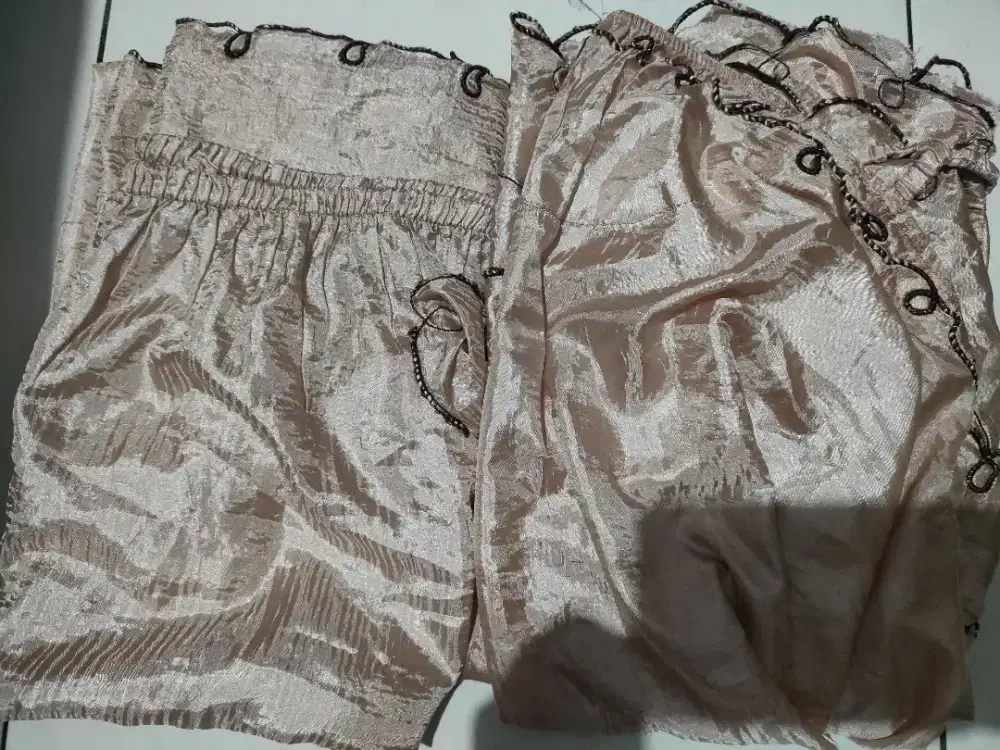 Mukena Travel 1set Warna Cream