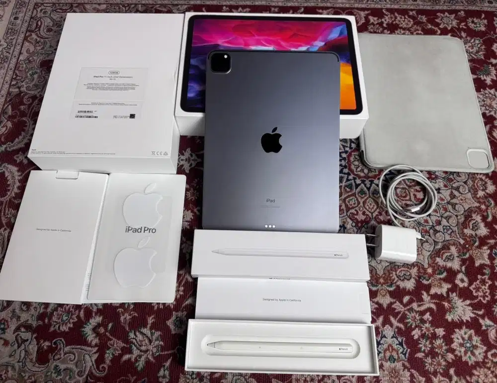iPad Pro Gen 2 2020 + Apple Pencil gen 2 Fullset