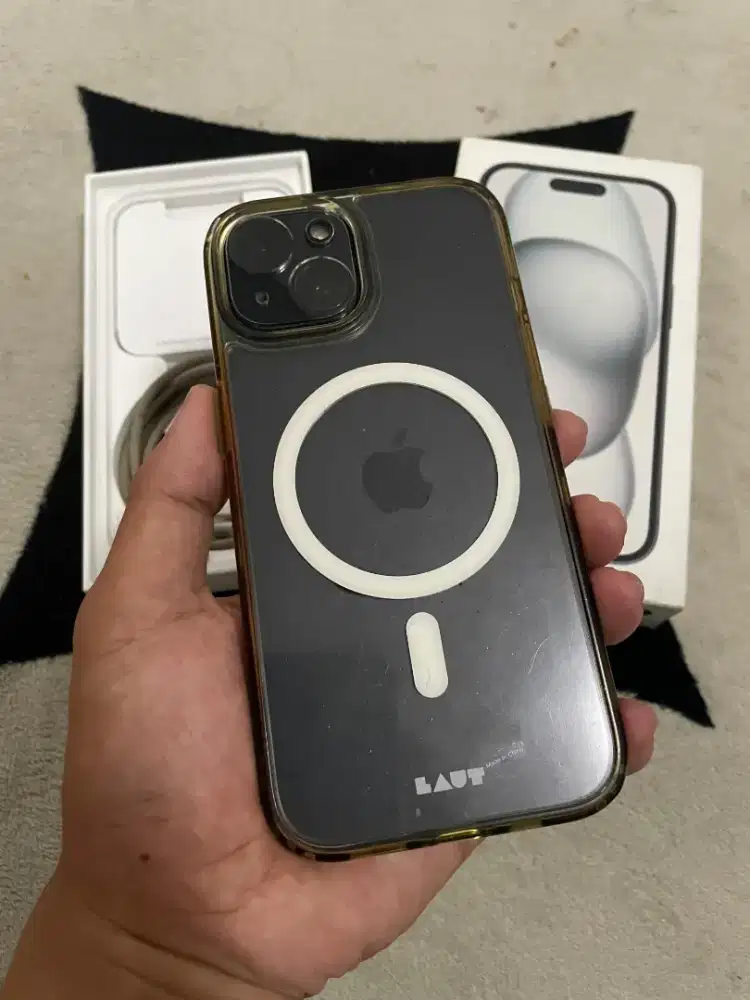 iphone 15 256gb fulset mulus resmi ibox masih garansi