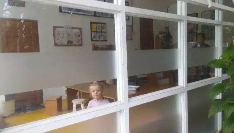 Kaca Film Sticker Gedung Sandblast Jogja Kacafilm Kantor Stiker Oneway