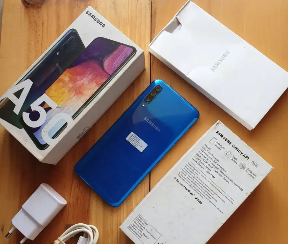 Murah hp Samsung A50 6/128 lkp, bs TT