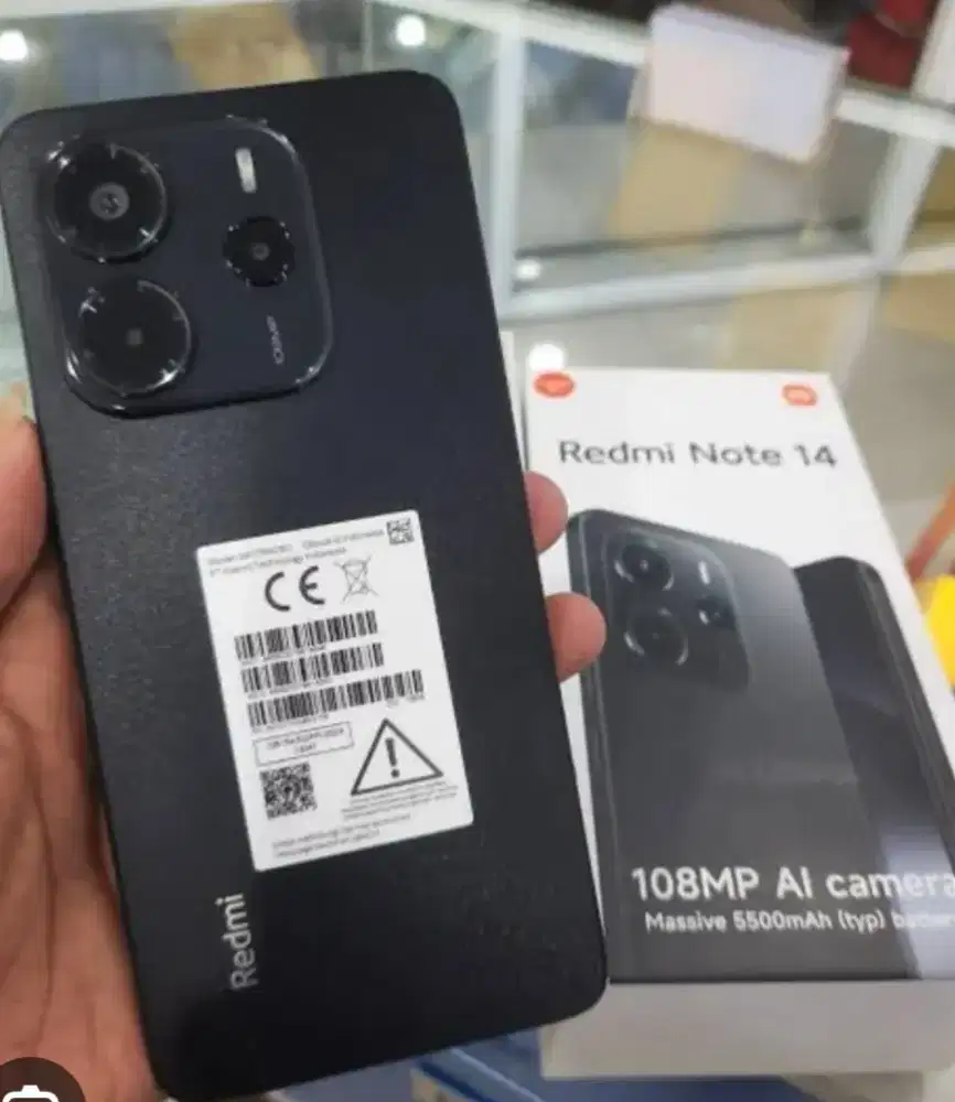 Murah hp Xiaomi Redmi Note 14 8/128 lkp, bs TT