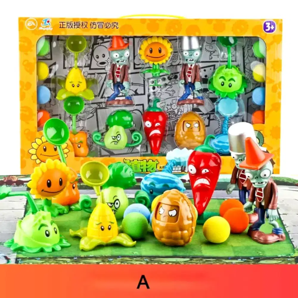 Plant vs zombie mainan