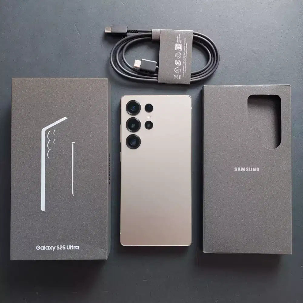 SAMSUNG GALAXY S25 ULTRA 12/256GB TITANIUM GRAY GARANSI RESMI