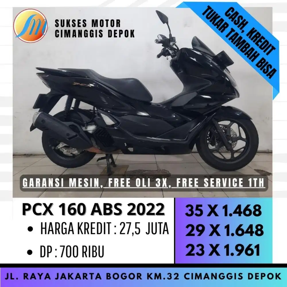HONDA NEW PCX 160 ABS PROMO DP 700 CASHBACK UP TO 700 FREE OLI 3X