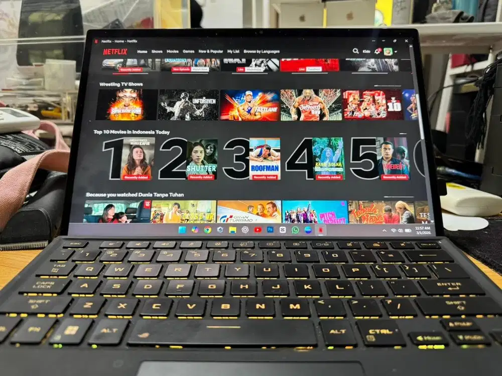 JUAL ASUS ROG FLOW Z13 LAPTOP TABLET GAMING JARANG PAKAI