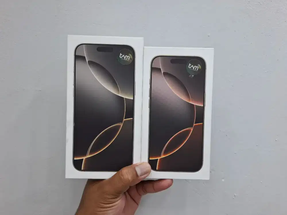 NEW IPHONE 16 PRO MAX 256GB GARANSI RESMI IBOX 1TAHUN