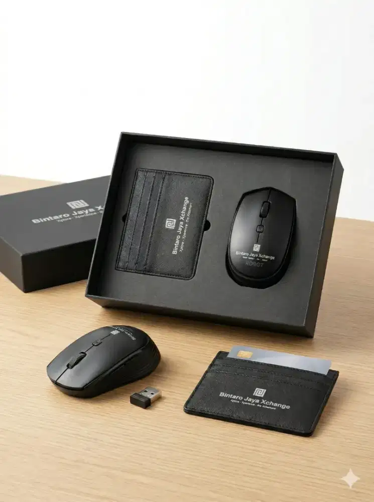 FREE / GRATIS: Mouse Wireless & Dompet Kartu BXc (New)