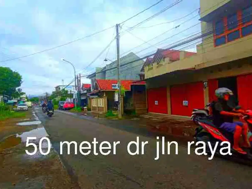 TERMURAH, TANAH SHM PEKARANG STRATEGIS DEKAT KOTA 20 M DARI JLN RAYA