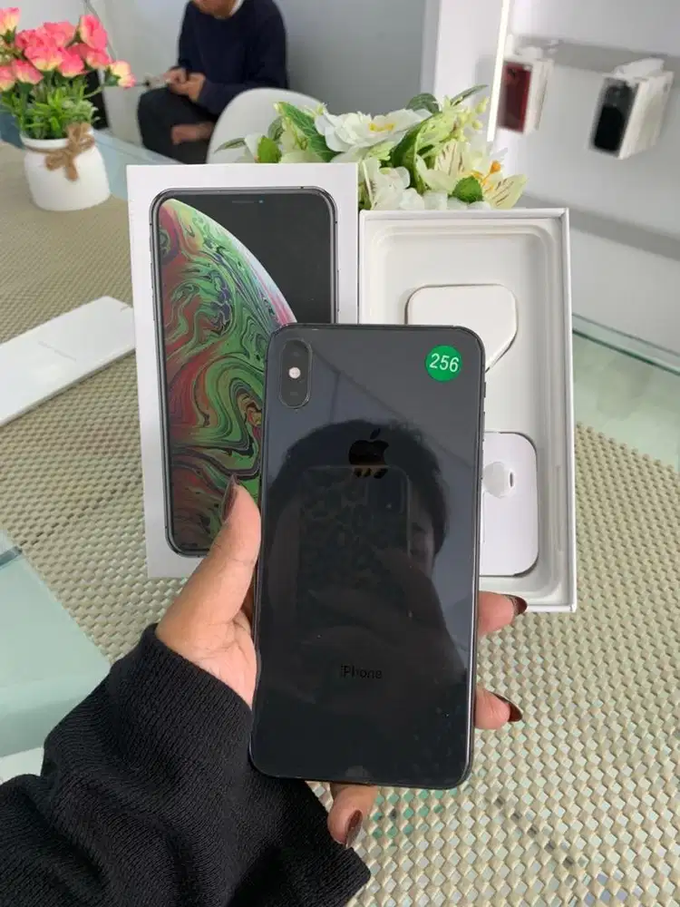 iphone Xs Max 256 Gb Black Like New full set normal no minus