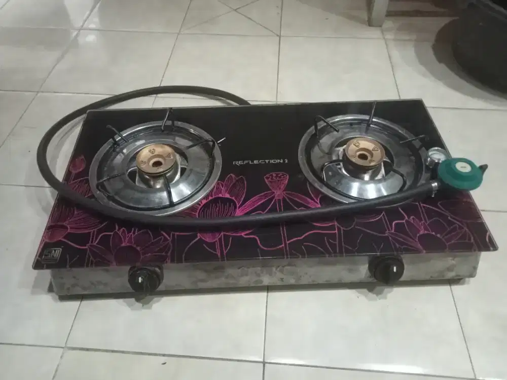 Kompor kaca 2 tungku