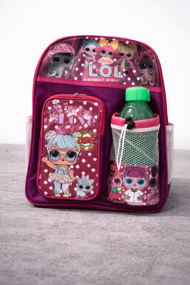 Tas Ransel Sekolah Anak Lucu Karakter Hello Kity, LOL & Tobot Robot