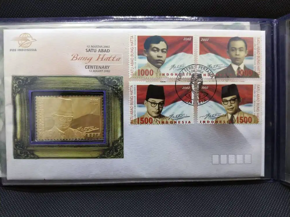 Koleksi perangko asli Emas ANTAM bersertifikat (resmi POS Indonesia)